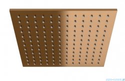Kohlman Axel Brushed Copper deszczownica kwadratowa 30x30 cm miedź szczotkowana Q30EBC