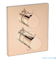 Roca Insignia bateria wannowo-prysznicowa termostatyczna podtynkowa Rose Gold EVERLUX-PVD-A5A0C3ARG0