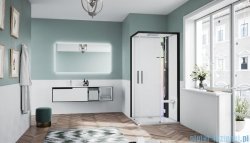 Novellini Glax 1 2.0 kabina z sauna parową 90x70 prawa czarna G21A9079DM5-1HH