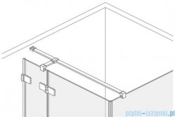 Radaway wspornik krzyżowy czarny do kabin 8KWK1B