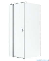 Radaway Nes Kdj II Brushed Nickel kabina 90x90cm lewa szczotkowany nikiel 10032090-91-01L/10039090-01-01