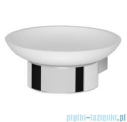 Oltens Vernal mydelniczka z uchwytem biała ceramika/chrom 84102000