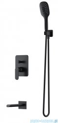 Omnires Sacramento system wannowy podtynkowy czarny mat SYSSCW01BL