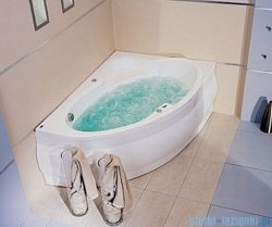 Poolspa Wanna asymetryczna EUROPA 170x115 prawa + hydromasaż Smart 1 PHAD110ST1C0000