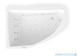Roca Aquamarina wanna 175x120cm lewa z hydromasażem Smart WaterAir Plus A24T252000