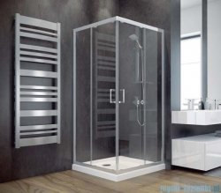 Besco Modern kabina kwadratowa 80x80x185cm grafit MK-80-185-G