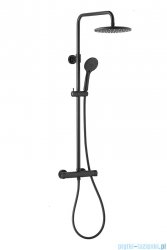 KFA MOZA BLACK deszczownia z baterią termostatyczną czarny 5736-910-81