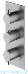 Omnires Y bateria podtynkowa termostatyczna 3-wyjściowa element natynkowy nikiel Y1238/KRONI 