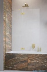 Radaway Essenza Brushed Gold PND II parawan nawannowy 140cm lewy szczotkowane złoto/przejrzyste 110002140-99-01L