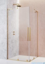 Radaway Furo SL Gold KDD kabina 80x120cm złoty połysk/szkło przejrzyste 10305080-09-01L/10305120-09-01R