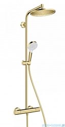 Hansgrohe Crometta S 240 Eco zestaw natryskowy termostatyczny ZŁOTY 27268990