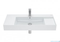 Roca Inspira Square umywalka ścienna 100x49cm Perłowy A32752A630