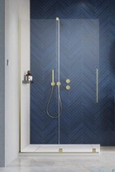 Radaway Furo Brushed Gold kabina 160x200cm lewa szczotkowane złoto 10106838-99-01L/10110794-01-01