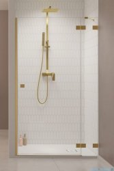 Radaway Essenza Pro Brushed Gold Dwj drzwi wnękowe 130cm prawe szczotkowane złoto 10099130-99-01R
