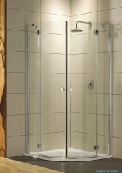 Radaway Torrenta PDD kabina półokrągła 100x100 szkło przejrzyste 31620-01-01N