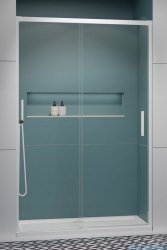 Radaway Idea White Dwj drzwi 130cm lewe szkło przejrzyste 387017-04-01L