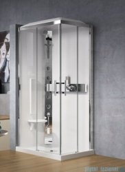 Novellini Glax 3 kabina standard 100x80 lewa srebrny GL3A100SM-1B