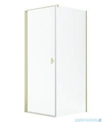 Radaway Nes 6 Kdj I Brushed Light Gold kabina 90x70cm lewa szczotkowane jasne złoto 10022090-98-01L/10039070-01-01