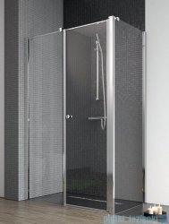 Radaway Eos II KDS kabina prysznicowa 90x80 lewa szkło przejrzyste + brodzik Argos D + syfon 3799481-01L/3799410-01R/4AD89-01