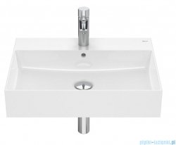 Roca FINECERAMIC umywalka ścienna 60x49 biała SUPRAGLAZE A32752CS00
