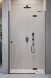 Radaway Essenza Brushed GunMetal Dwj drzwi wnękowe 90cm prawe szczotkowany grafit/szkło przejrzyste 1385013-92-01R