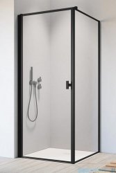 Radaway Nes 8 Black Kdj I Frame kabina 100x90cm lewa czarny mat/szkło przejrzyste 10072100-54-56L/10089090-54-56