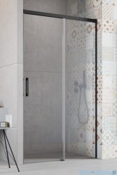 Radaway Idea Black 8 Dwj drzwi wnękowe 130cm prawe czarny mat/szkło przejrzyste 10330670-54-01R/10350603-01-01
