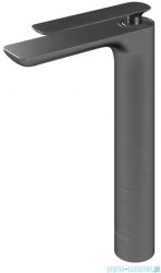 Kohlman Experience gray bateria umywalkowa wysoka szczotkowany grafit QB170EG