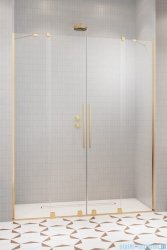 Radaway Furo Gold DWD drzwi prysznicowe 140cm szkło przejrzyste 10108388-09-01/10111342-01-01