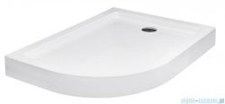 Piramida Saturn brodzik asymetryczny zintegrowany prawy 100x80cm #BAS-100-NP