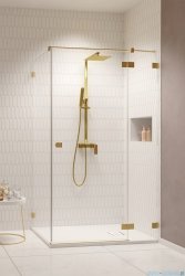 Radaway Essenza Pro Brushed Gold Kdj kabina 120x120cm prawa szczotkowane złoto 10097120-99-01R/10098120-01-01