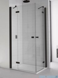 SanSwiss Annea Black Line kabina kwadratowa 110x110cm profile czarne AN13G11000607/AN13D11000607