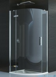 SanSwiss Pur P3P Kabina półokrągła 75-120cm profil chrom szkło przezroczyste Lewa P3PG50SM11007