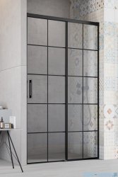 Radaway Idea Black Dwj Factory Drzwi wnękowe 100cm prawe czarny mat/szkło przejrzyste 387014-54-55R