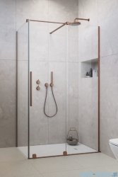 Radaway Furo Kdj Brushed Copper kabina 150x75cm prawa szczotkowana miedź 10104772-93-01R/10110730-01-01/10113075-01-01