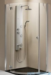 Radaway Essenza PDJ kabina 90x90 lewa szkło przejrzyste + brodzik Delos A + syfon