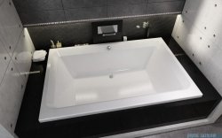 Riho Castello wanna prostokątna 180x120cm +nogi+syfon Akces czarny B064001005/207095/19977