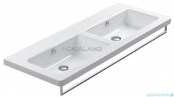 Catalano New Light umywalka wisząca podwójna 125x48 biała 1125LI00