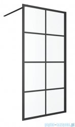 Excellent Fabrika ścianka Walk In czarny mat 100x200 cm KAEX.4006.1000.LP