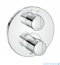 Roca T-1000 bateria prysznicowa termostatyczna podtynkowa Chrom  A5A2E09C00