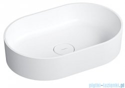 Omnires Ovo M+ umywalka nablatowa 55x36 cm biały mat OVOUNBM