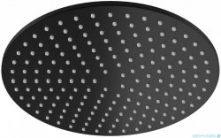 Kohlman deszczownica okrągła 30x30cm czarny mat R30EB