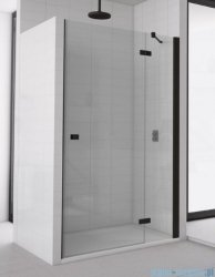 SanSwiss Annea Black Line drzwi prysznicowe prawe 80x200cm profile czarne AN13D08000607