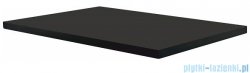 Deante  Correo Nero półka kamienna do słupka 36x26 cm czarny mat CBL N30B