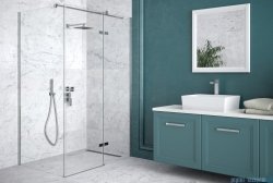 Besco Pixa kabina prostokątna prawa 120x90cm przejrzyste PPP-129-195C