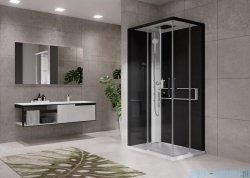 Novellini Glax 2 2.0 kabina z hydromasażem 90x70 lewa biała G22A9079SM1-1UH