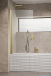 Radaway Nes Pnj Brushed Gold parawan nawannowy 90cm lewy szczotkowane złoto 10011090-99-01L