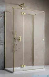 Radaway Essenza Brushed Gold Kdj+S kabina 90x80x90cm lewa szczotkowane złoto 1384050-01-01/1385021-99-01L/1384050-01-01