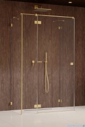 Radaway Essenza Pro Brushed Gold Kdj+S kabina 90x100x90cm lewa szczotkowane złoto 10097310-99-01L/10098090-01-01/10098090-01-01