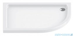 New Trendy Maxima Ultra brodzik asymetryczny posadzkowy lewy 120x85x6cm B-0336/L